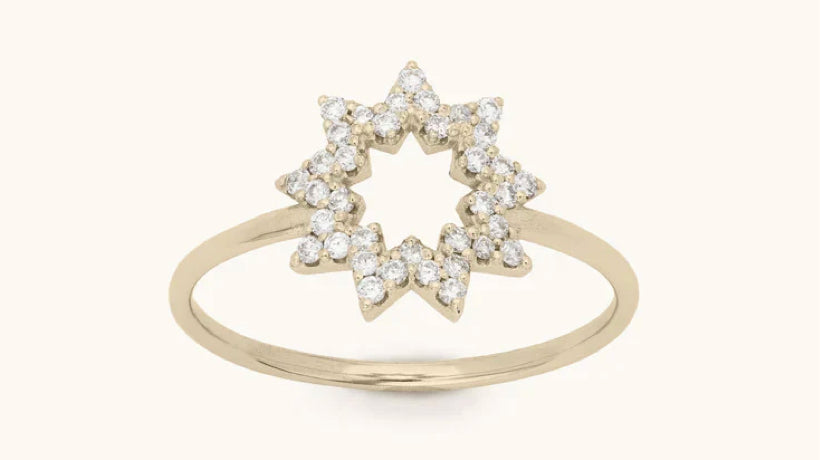 a 9-star diamond ring