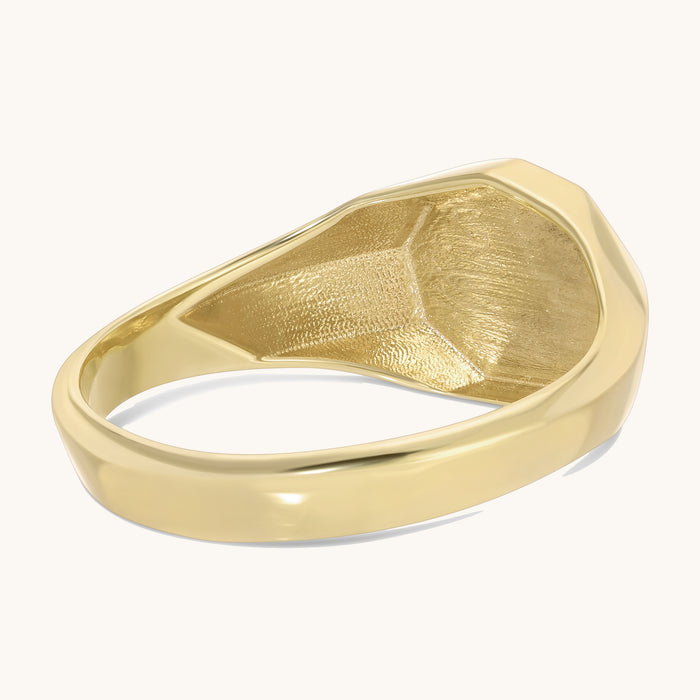 Bahá'í Ringstone Symbol Nonagon Signet Ring