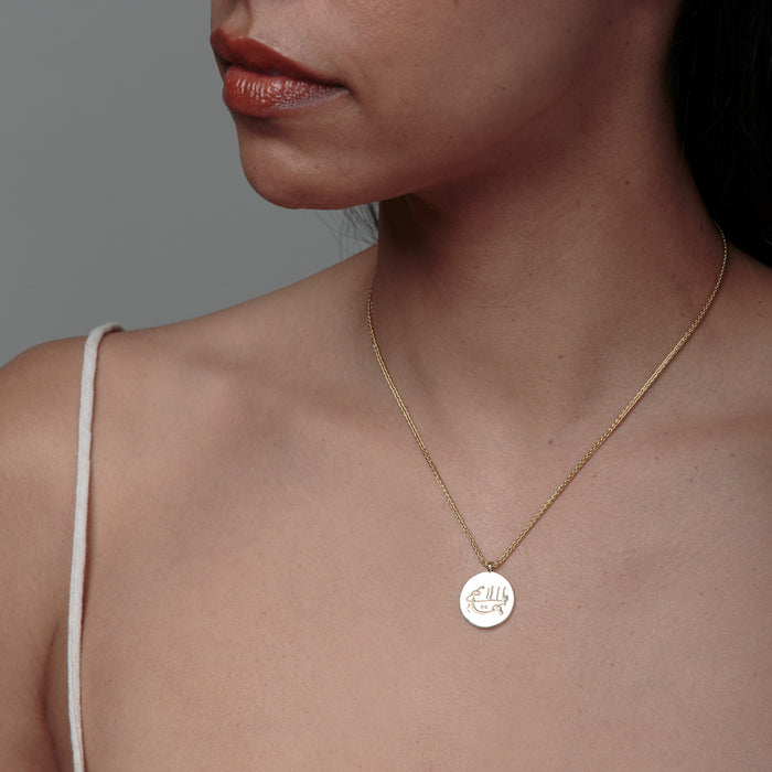 Greatest Name Medallion Pendant Necklace