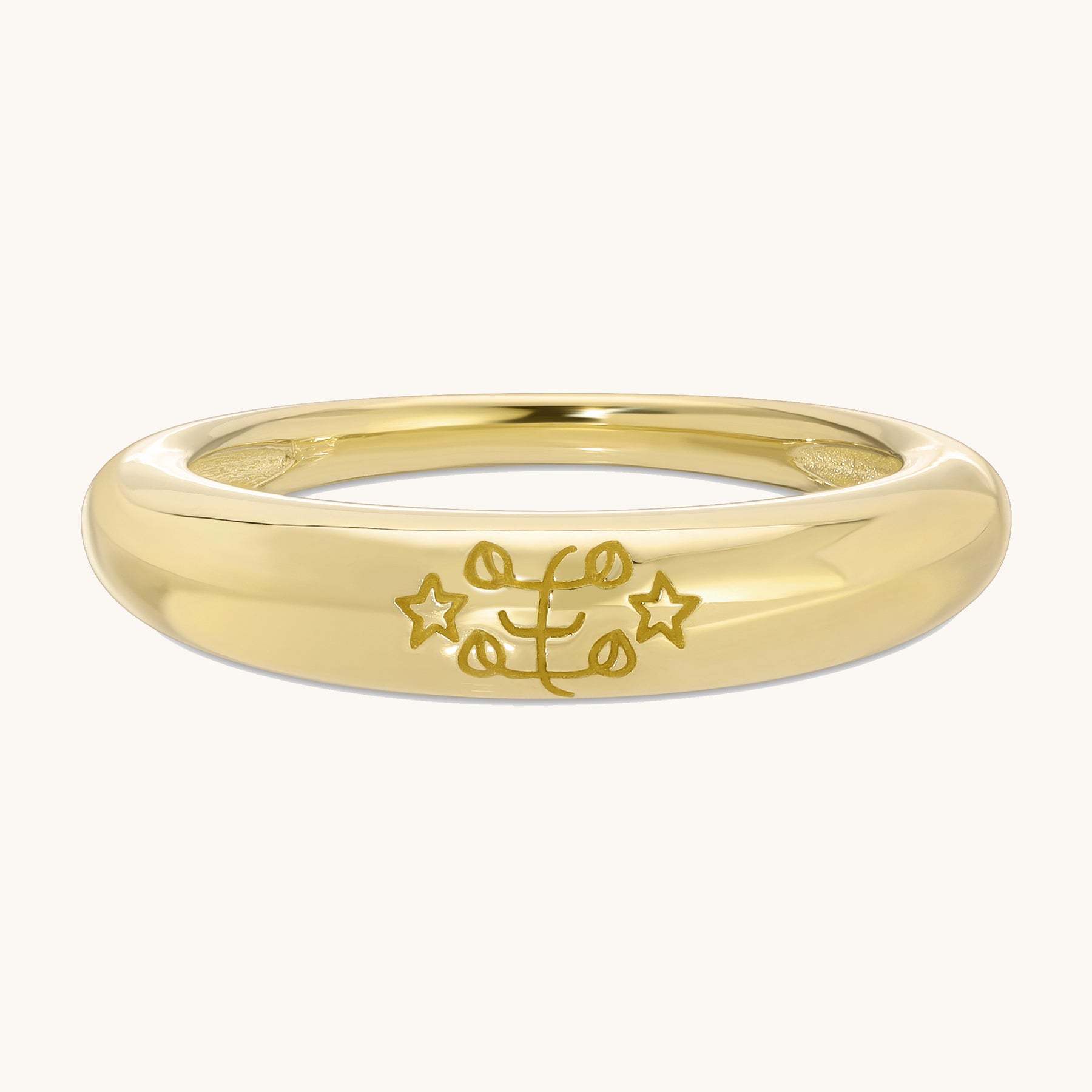 Bama Rings Bahá'í Rings for Women - Petite, Dome, Oval Collection | OTY Jewelry