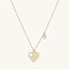 Pure Heart and Pearl Pendant Necklace